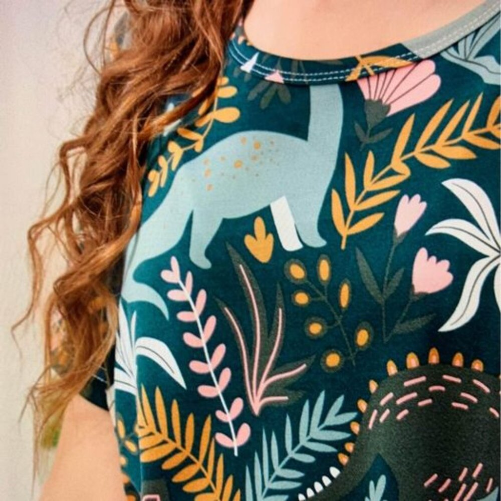 Ladies XL Dinosaur Print Dress 10.00 - Picture 14 of 14